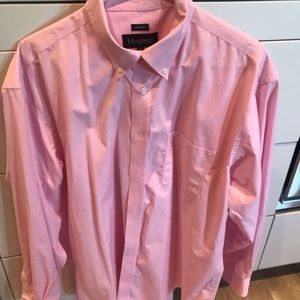 Pink Button Down Dress Shirt